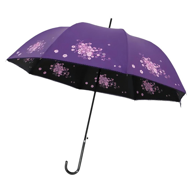 Twin Dragon 雙龍牌 HANA 鈎繡黑膠宮廷傘 A8027A