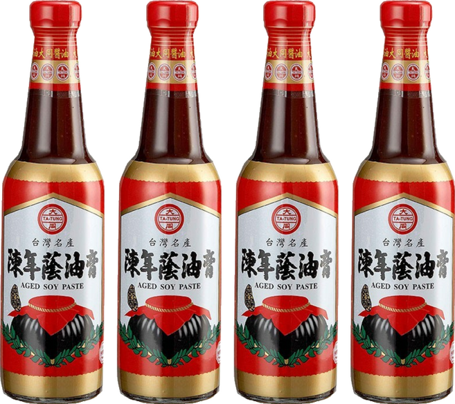 大同醬油 陳年蔭油膏, 520g, 4瓶