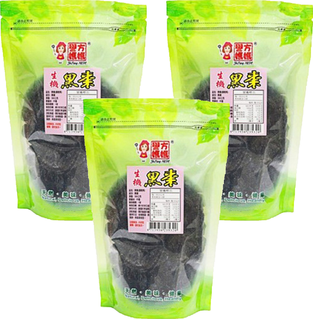 譽方媽媽 生機黑棗, 300g, 3包