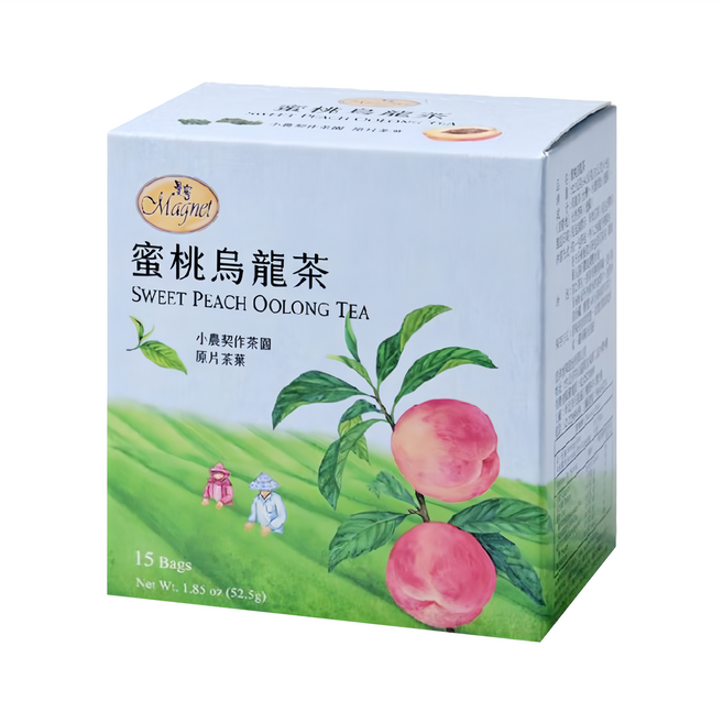 Magnet 曼寧 蜜桃烏龍茶, 3.5g, 15包, 1盒