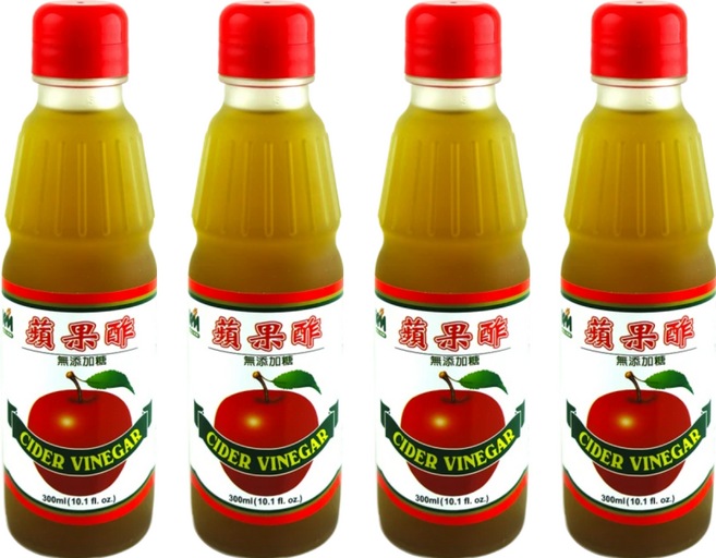 KOKUMORI 穀盛 蘋果酢 無添加糖, 300ml, 4瓶