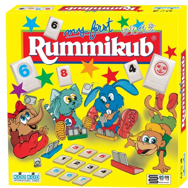 KOD KOD 拉密益智遊戲 兒童版 繁體中文版, 多色, 1個