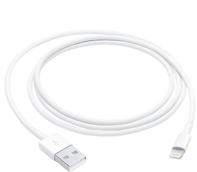 Apple 台灣公司貨 Lightning to USB MUQW3FE/A, 1m, White, 1條