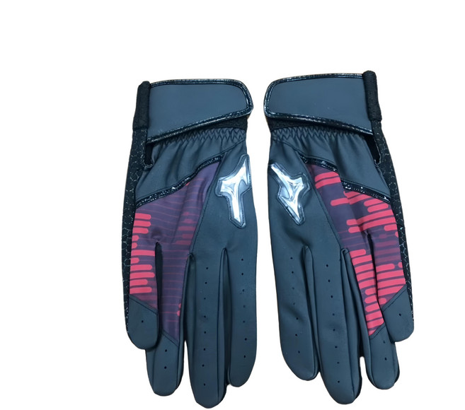 Mizuno 美津濃 打擊手套 1ETEA46697, 灰色, 1雙