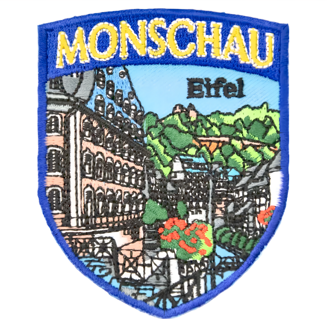 A-ONE 匯旺 德國Monschau蒙紹地標造型刺繡貼布 7.5 X 6 CM, 德國Monschau蒙紹地標造型刺繡, 1個