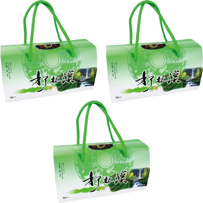 龍源茶品 鑫龍源 杉林溪烏龍高山茶包禮盒, 3g, 30包, 3盒