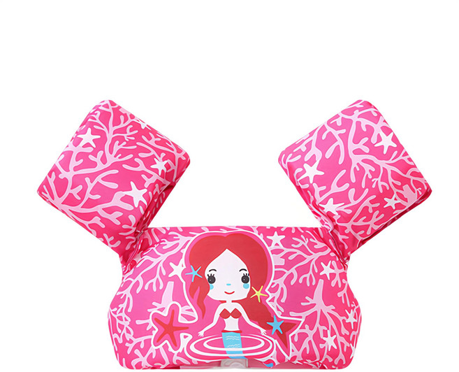vanibaby 浮力衣 手臂浮力圈, 粉色美人魚, 1個