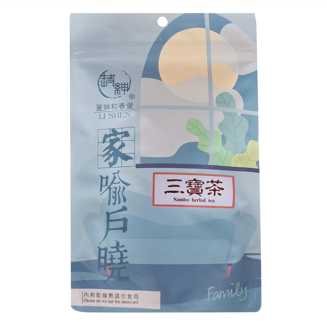 麗紳和春堂 三寶茶, 10包, 6g, 1袋