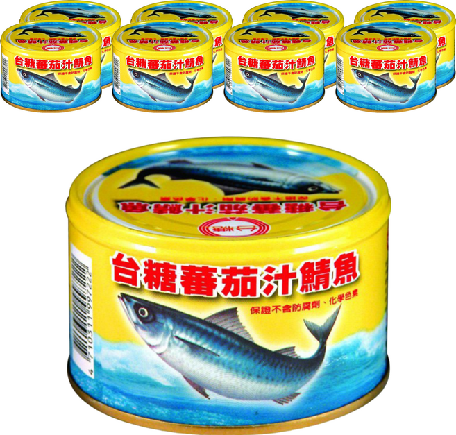 台糖 蕃茄汁鯖魚, 220g, 9罐