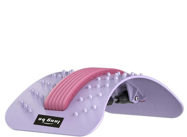 MICHAEL FITNESS 麥克健身 磁石按摩背部伸展器 485g, 紫色, 1個