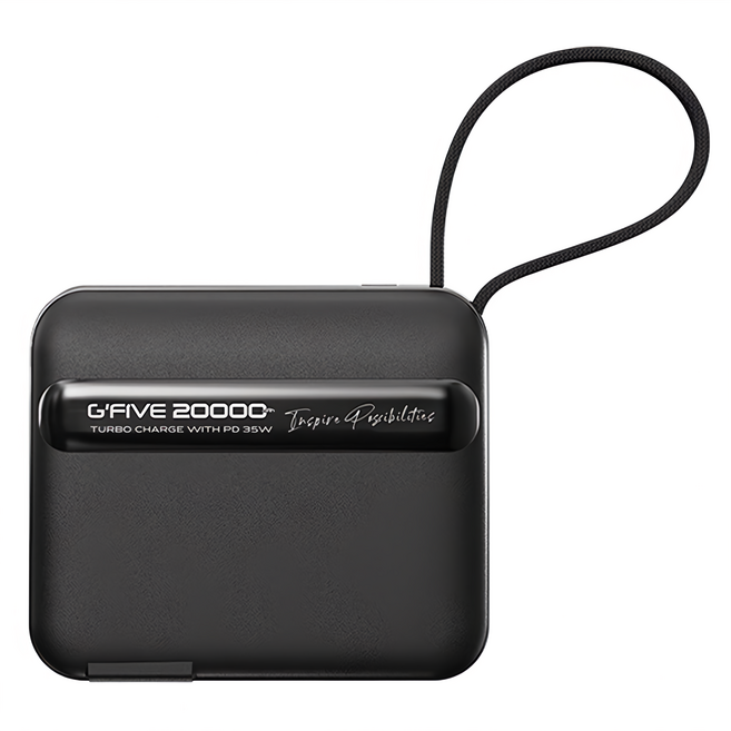 G'FIVE 基伍 睿能 多功能行動電源 20000mAh, GP-120S, 黑色