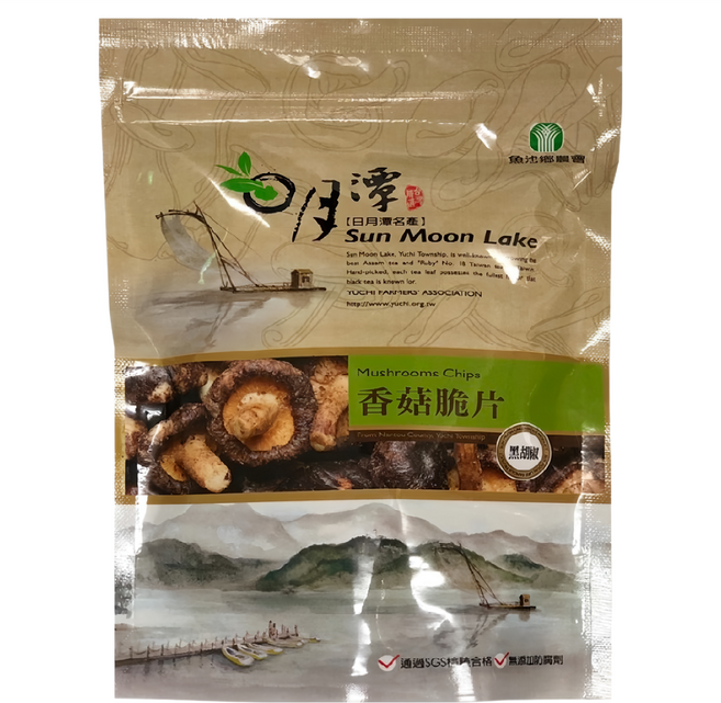 魚池鄉農會 香菇脆片 黑胡椒, 90g, 1包