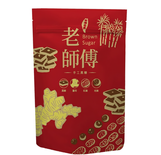 老師傅 黑糖桂花茶磚, 500g, 11個, 1袋