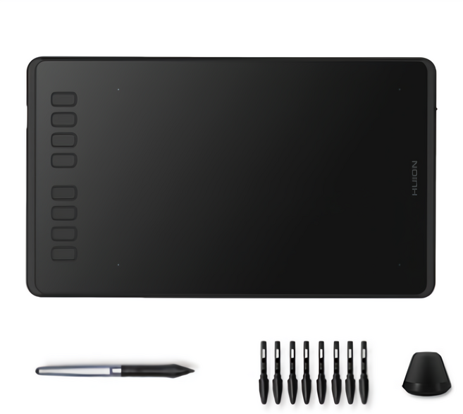 휴이온 H950P 25.4cm 펜타블렛, 검정, 1GB, Wi-Fi/Cellular 연결없음