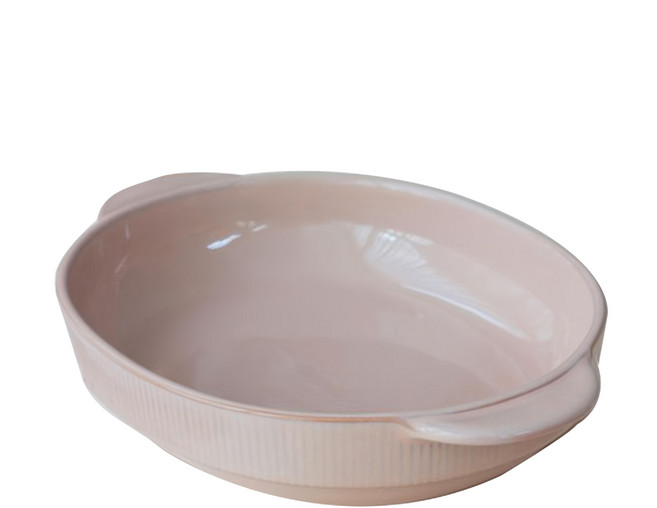 SSUEIM 橢圓陶瓷盤, 沙棕色, 1個