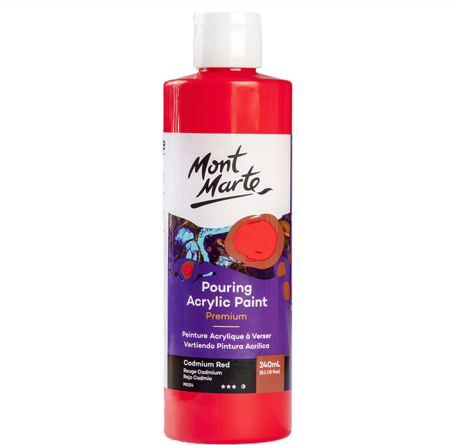 Mont Marte 蒙瑪特 流動壓克力 顏料, 1色, 240ml