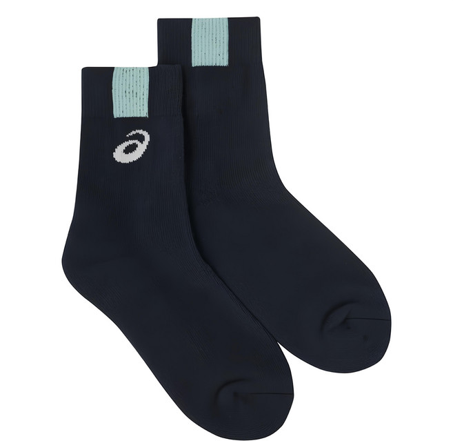 ASICS 亞瑟士 兒童款 中筒襪, 黑色, 1雙