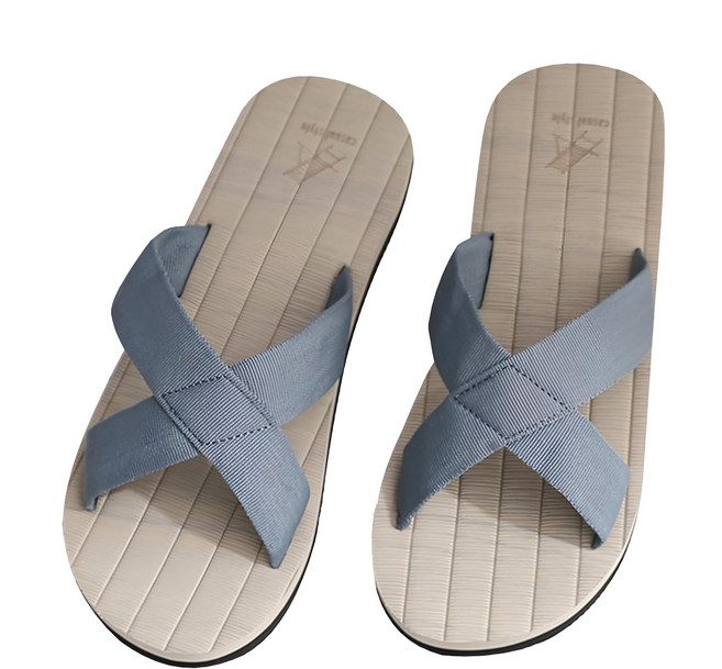 casual style 簡約休閒拖鞋, M 25號, 米色