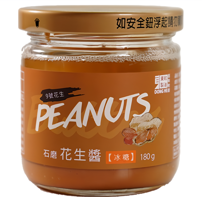 東和製油 花生醬 含冰糖, 180g, 1罐