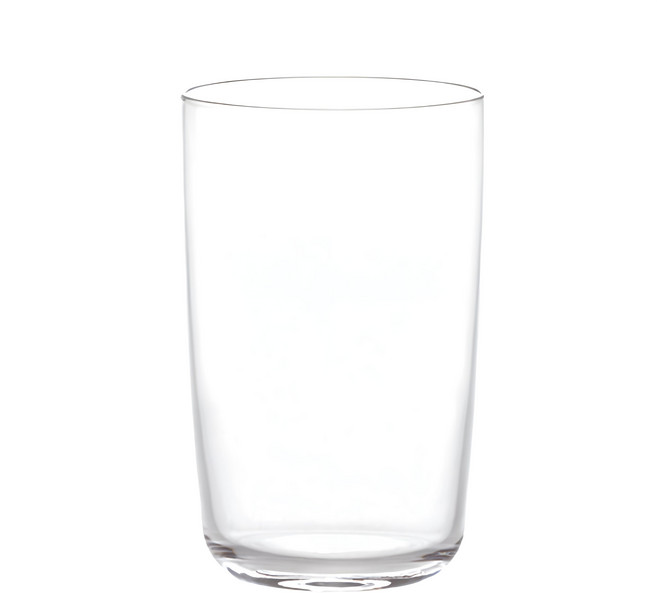 ADERIA 日本製爽快薄口強化啤酒杯 透明 245ml, 1個