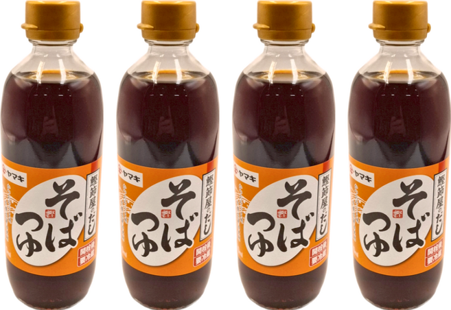 Yamaki 雅媽吉 蕎麥麵之友風味醬油, 500ml, 4瓶