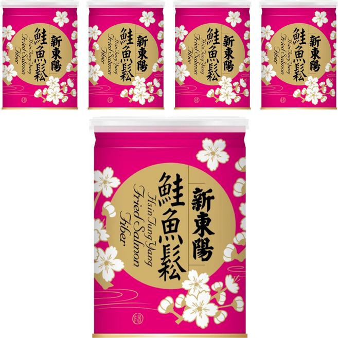 新東陽 鮭魚鬆, 180g, 5罐