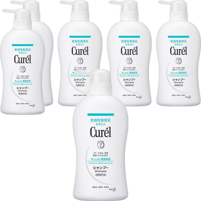 Curel 珂潤 溫和潔淨洗髮精, 420ml, 6瓶