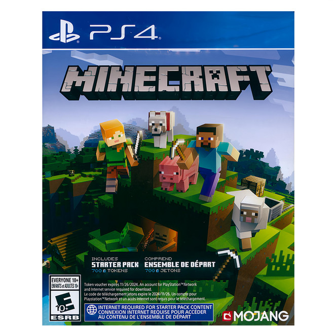 PlayStation PS4 Minecraft Starter Collection 我的世界 新手收藏版 中英日文美版, 單一商品