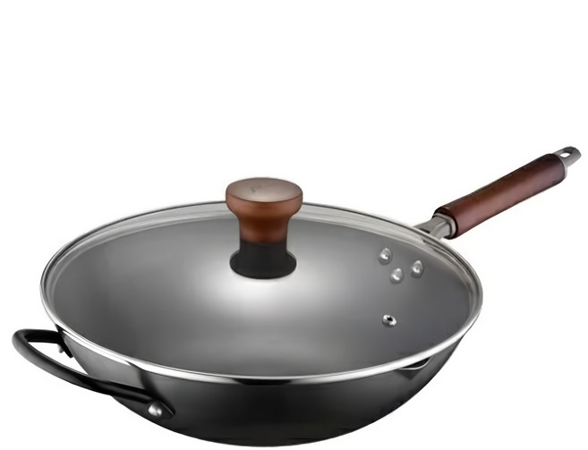 ASD 愛仕達 輕量日本窒氮極鐵鍋 34cm, 黑色, 1支