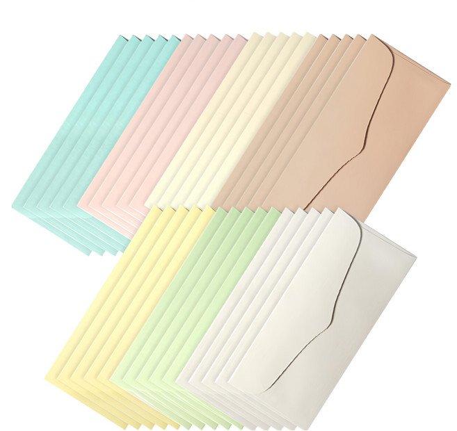 2Youngdesign 橫式七色信封組 35, 多色, 1組