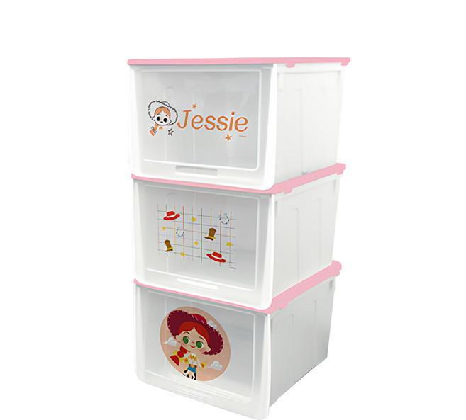 收納王妃 防塵收納鞋盒 可愛小東西 3件組, 迪士尼 可愛小東西, 1組