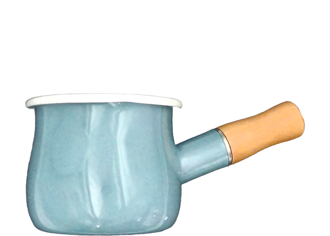 日式迷你琺瑯鍋 10cm, 群青色, 1個