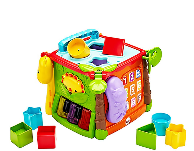 fisher-price 費雪 積木盒, 可愛動物積木盒, 1盒