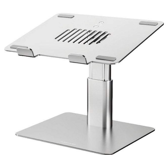 NAUGHTY GHOST 頑皮鬼 Elevon 多功能螢幕筆電支架, 皓月銀, 1個