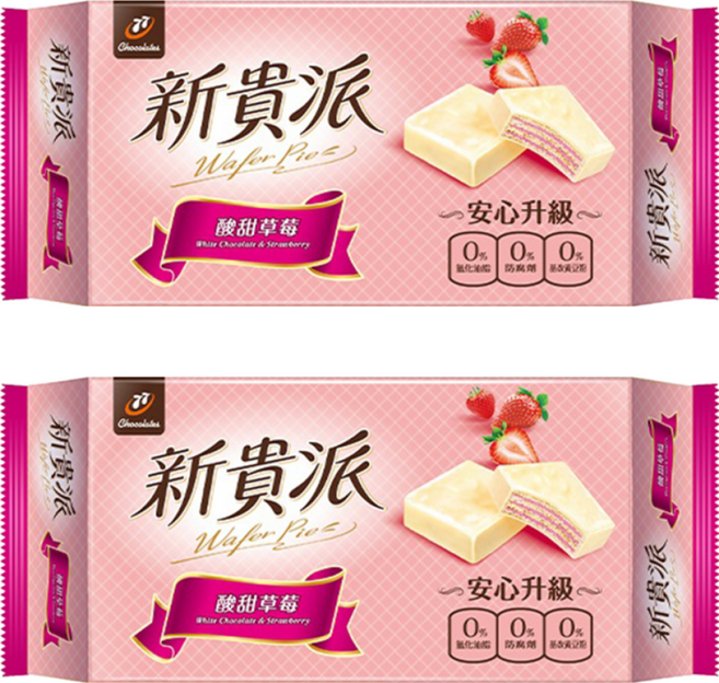 77 新貴派 草莓 9入, 117g, 2包
