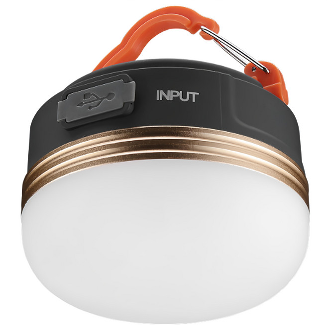 充電式磁吸露營燈, 白色, 1個