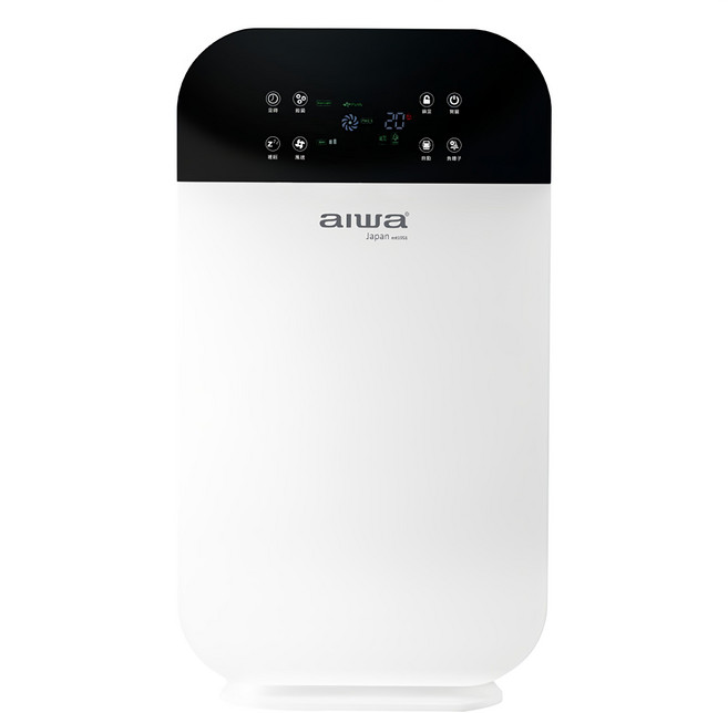 AIWA 愛華 空氣清淨機 APA280F 五重過濾 智能感應 觸控遙控, 白色