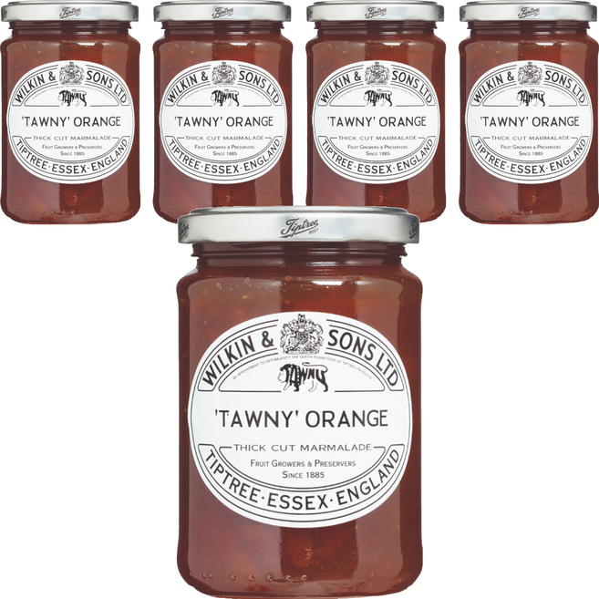 Tiptree 老橙果醬, 340g, 5罐