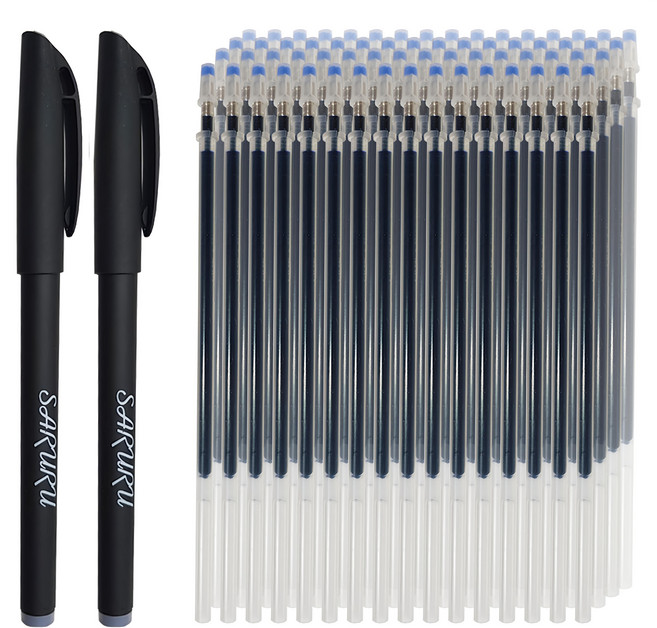 自動消失筆 2支 + 筆芯 100支套組, 1組