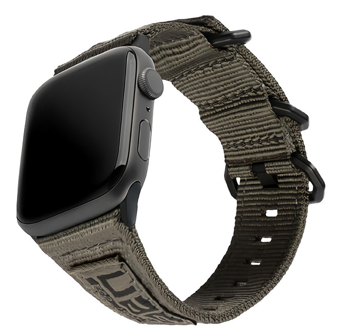 UAG Apple Watch Nato 尼龍錶帶 42/44/45/49mm, 鈦灰色, 1個