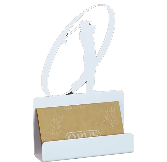 OPUS 東齊金工 歐式鐵藝名片座 高爾夫球造型, 1層, 1個