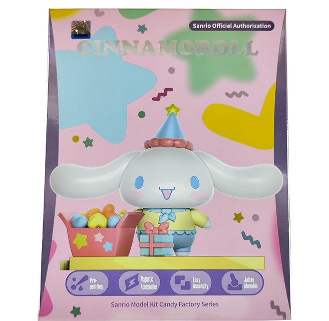 JAKA TOYS Sanrio 糖果工廠系列 組裝公仔 大耳狗 8歲以上適用, 1盒
