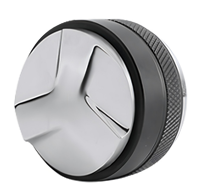 儀家生活館 不鏽鋼咖啡布粉器 51, 1個, 黑色