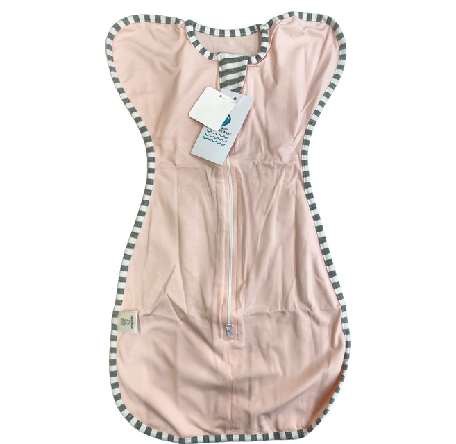 insular 茵秀麗 彈力棉質嬰兒蝴蝶型包巾