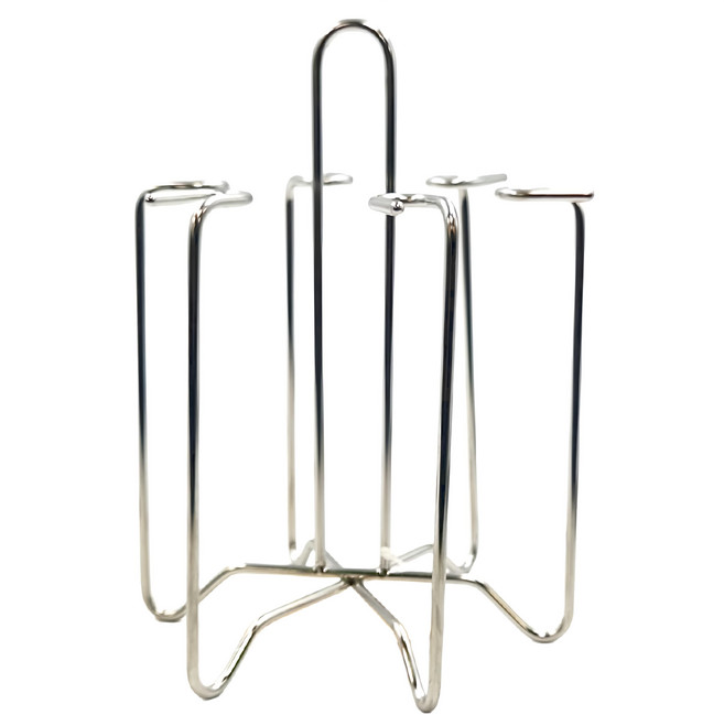 SHIMOYAMA 手提式不鏽鋼瀝水杯架, 1個, 不鏽鋼