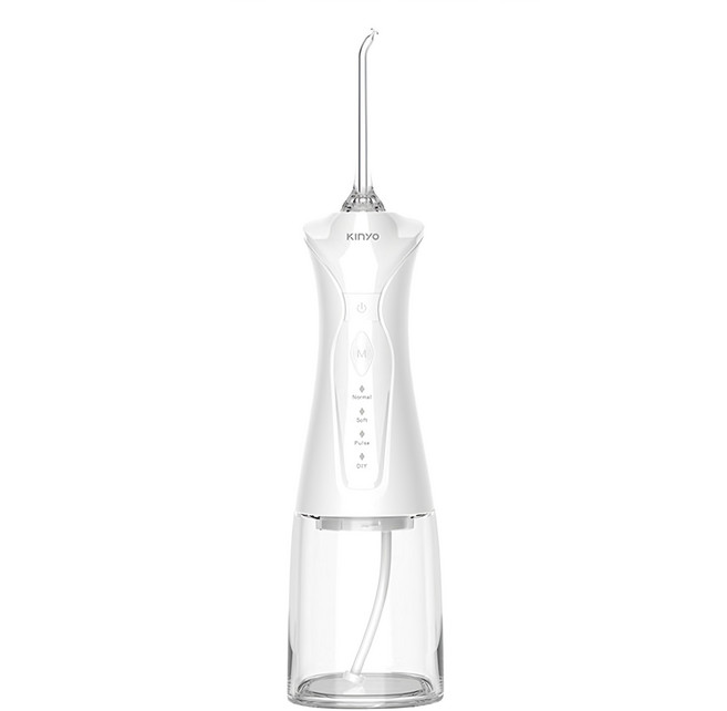 Kinyo 攜帶型高效沖牙機 22.1 x 8.4 x 7.2cm 300ml 296g, IR-1009W, 極淨白