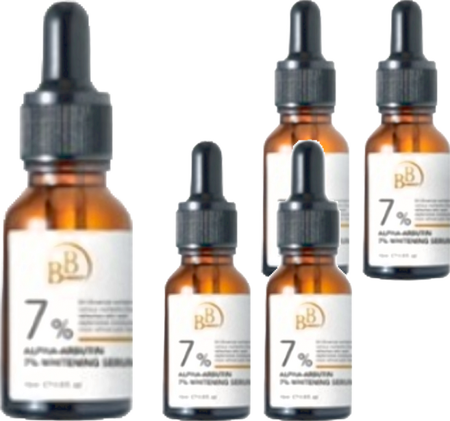 BB AMINO 科研 7% α熊果素美白淡斑精華, 15ml, 5瓶