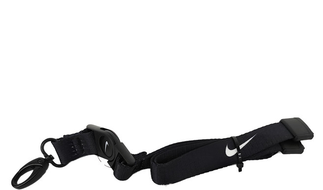 NIKE 耐吉 PREMIUM 可拆式識別證帶 MISC, 黑白, 1條