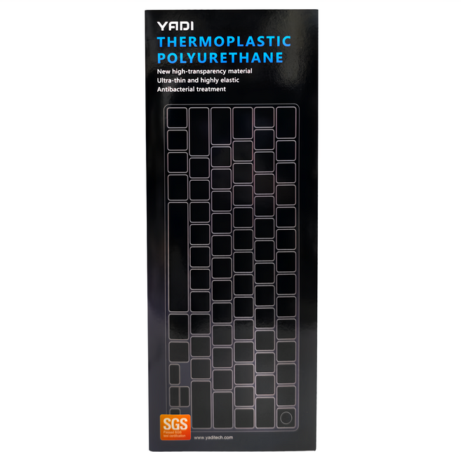 YADI 亞第 超透光抗菌鍵盤保護膜 ASUS Zenbook 14 OLED UX3405MA 專用, 透明色, 1個