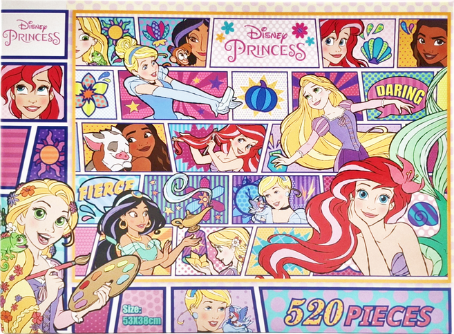 Disney Princesses 迪士尼公主 盒裝拼圖, 520片, 1盒